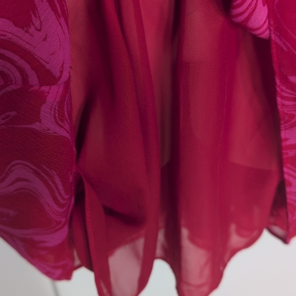 Scoop Elegant Dres Red/Pink Size Small - Picture 4 of 8